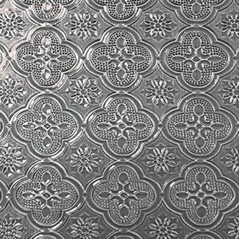 Tempered Pattern Glass Sheet flora